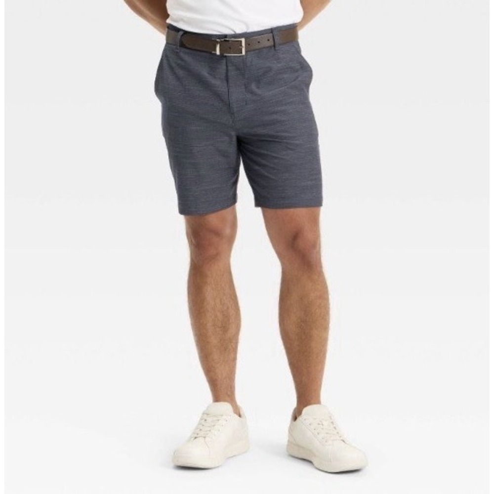 Men's Bermuda Golf Shorts 7" - All In Motion Blue Size 30 MSRP $30 NWT Quick Dry
